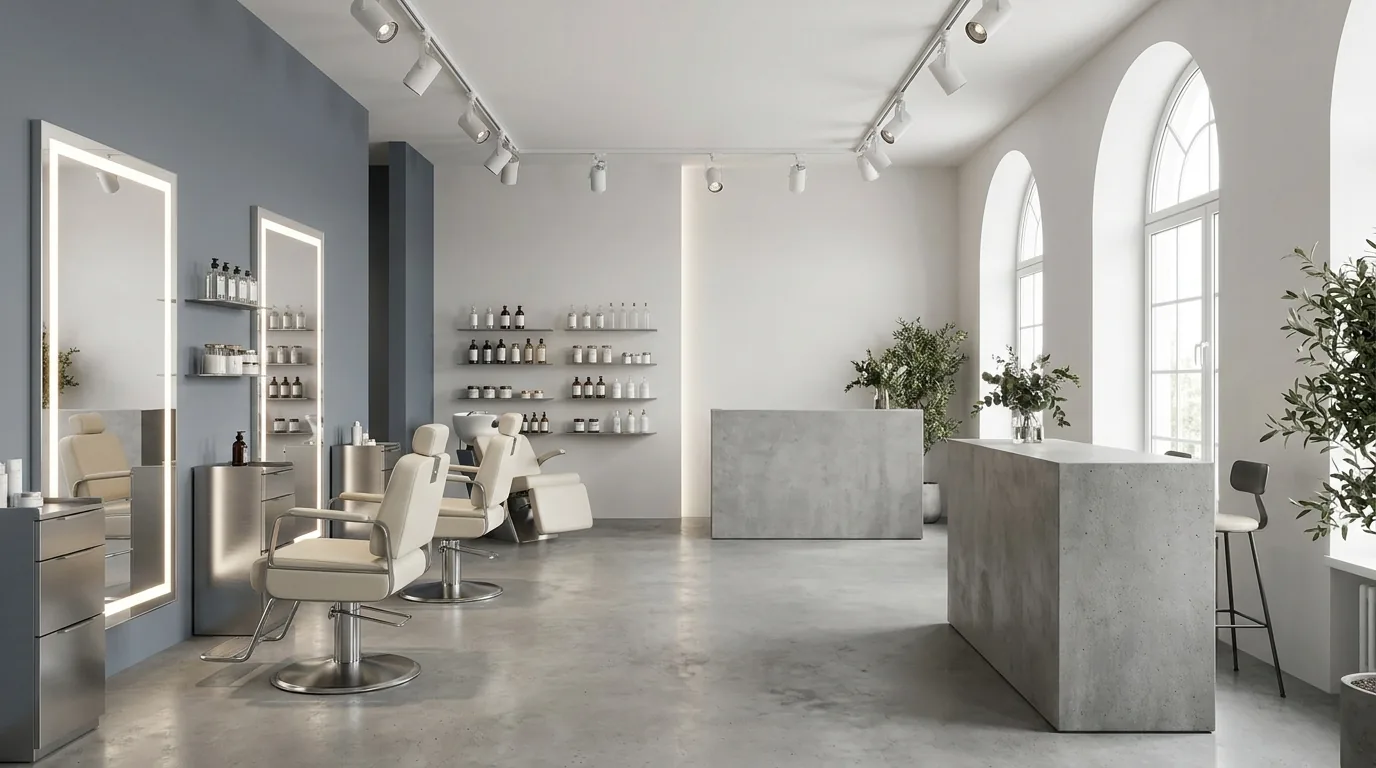 Notranjost lepotnega studia GRETA Š. Beauty Studio